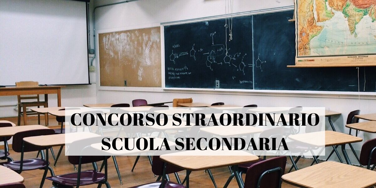 CONCORSO A CATTEDRA STRAORDINARIO SCUOLA 1° E 2° GRADO
